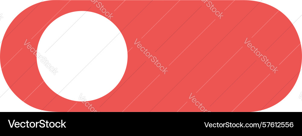 Toggle switch icon onoff functionality design vector image