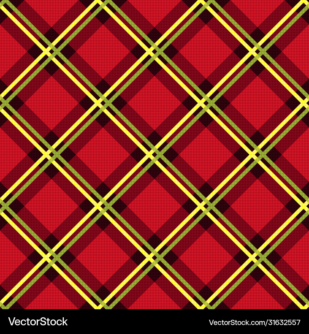 Diagonal seamless fabric pattern mainly in red Diagonal seamless fabric pattern mainly in red vector image