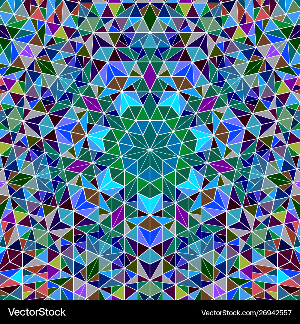 Dynamic abstract colorful round tiled triangle Dynamic abstract colorful round tiled triangle vector image