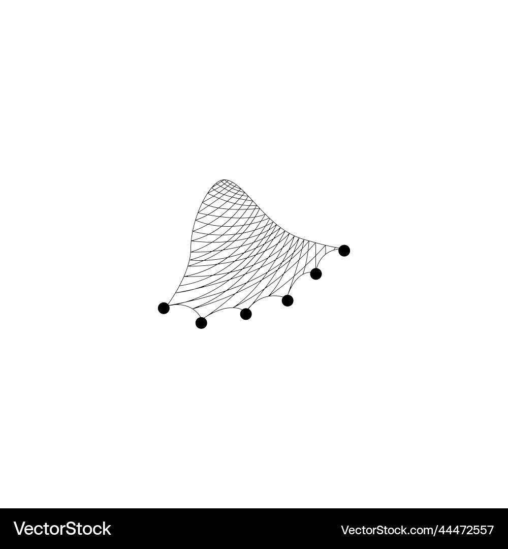 Fish net icon Vector Image