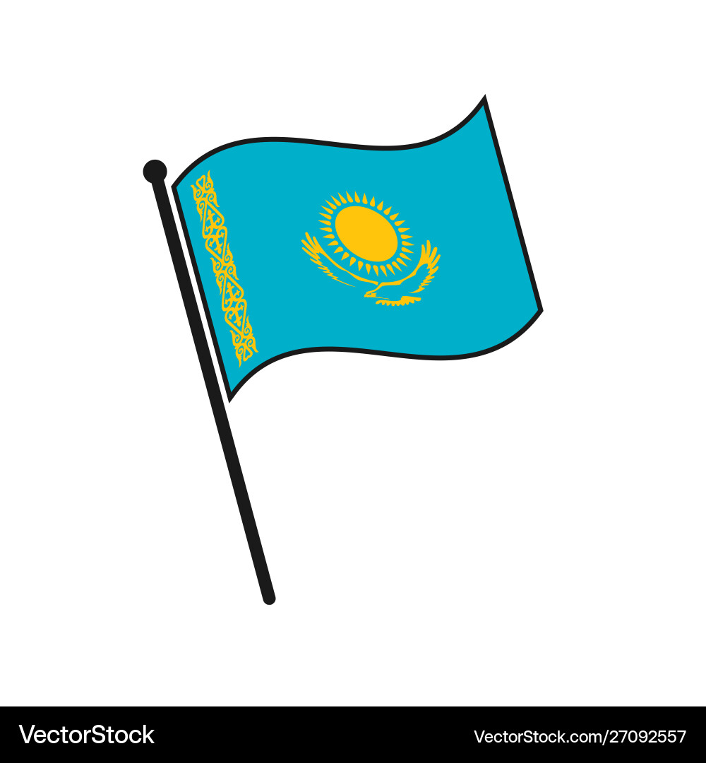 Simple flag isolated Simple flag isolated vector image