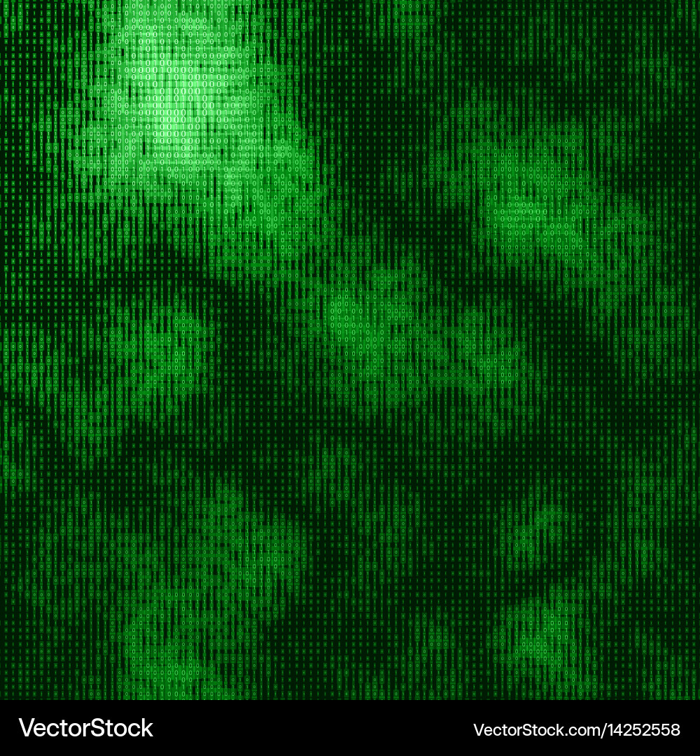 Abstract big data visualization Vector Image