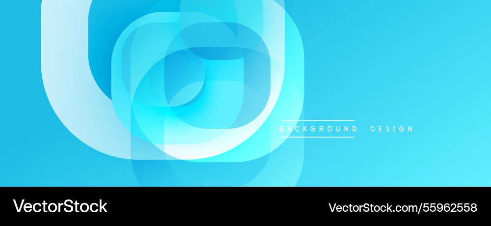 Circular abstract design with overlapping Circular abstract design with overlapping Vector Image