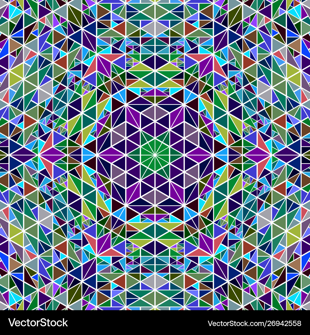 Geometrical dynamic colorful round tiled pattern vector image