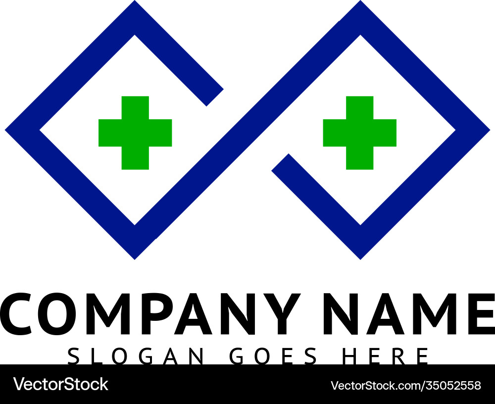 Infinity Health Logo Designs Konzept Infinity Health Logo Designs Konzept vektorbild