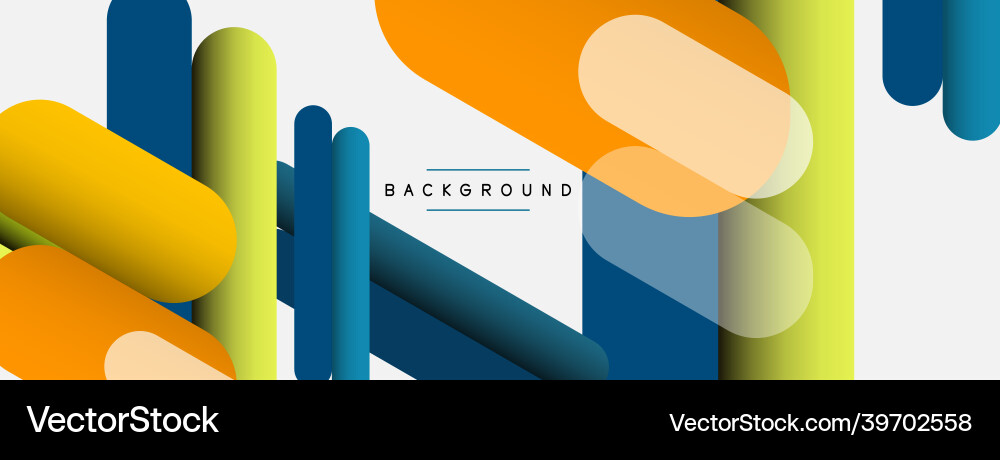 Overlapping round shapes and lines background Overlapping round shapes and lines background vector image