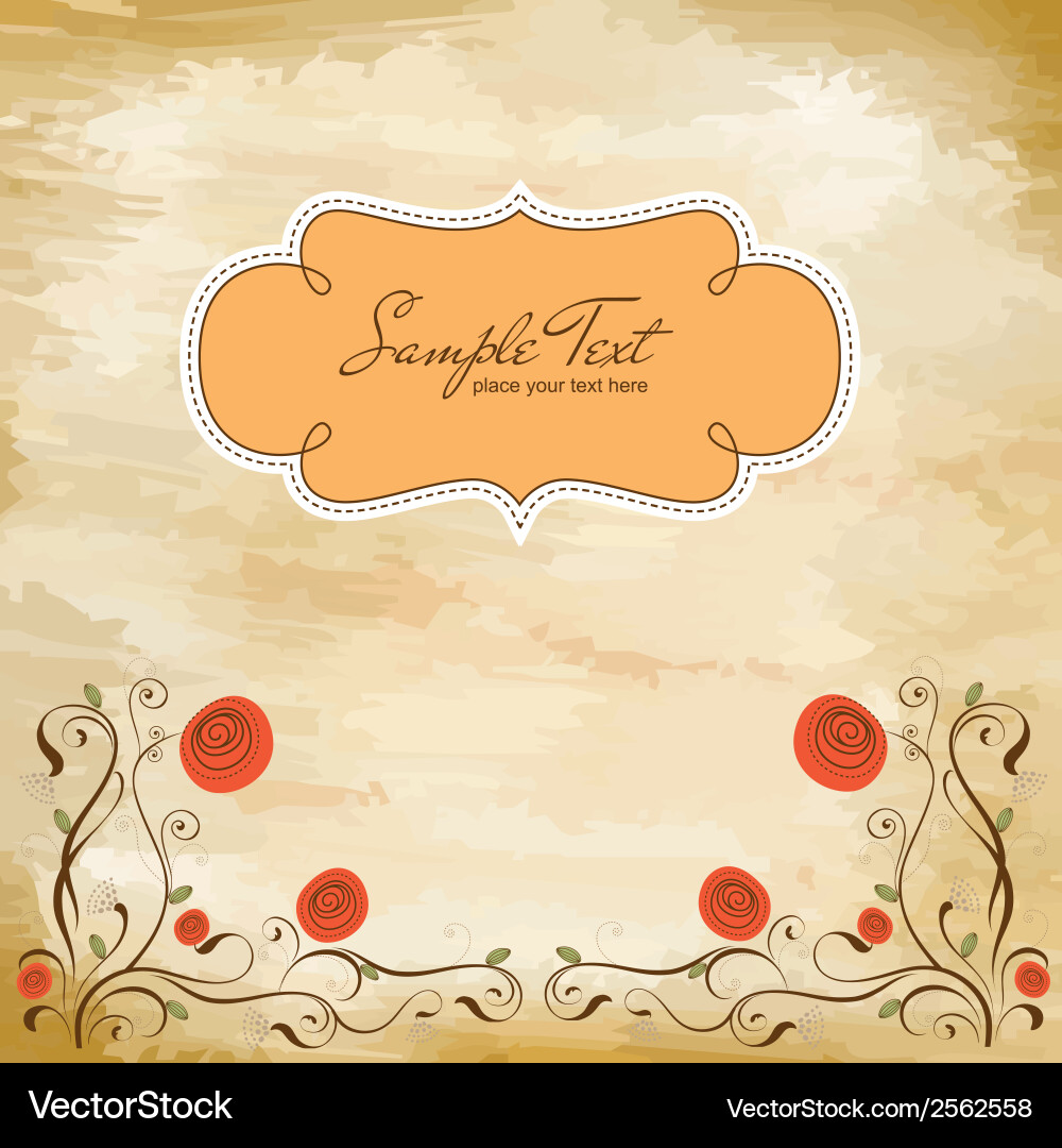 Seamless pattern background with flowers vector image