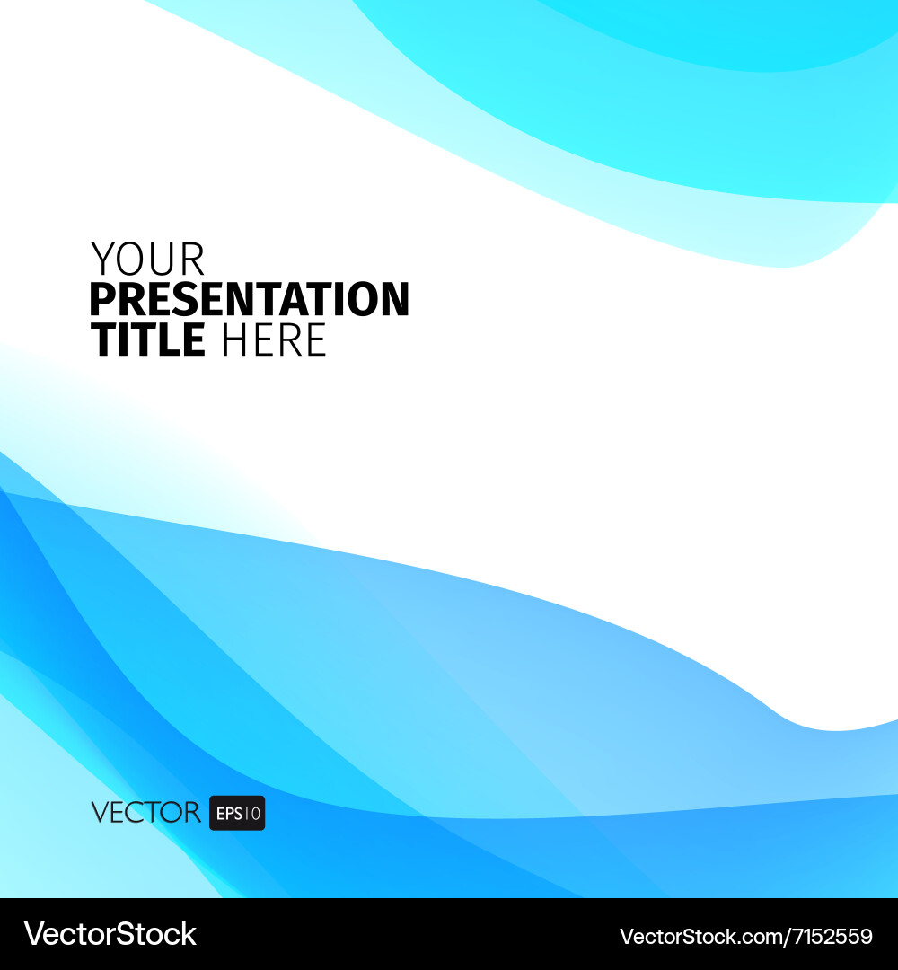 Abstract background with waves vector image