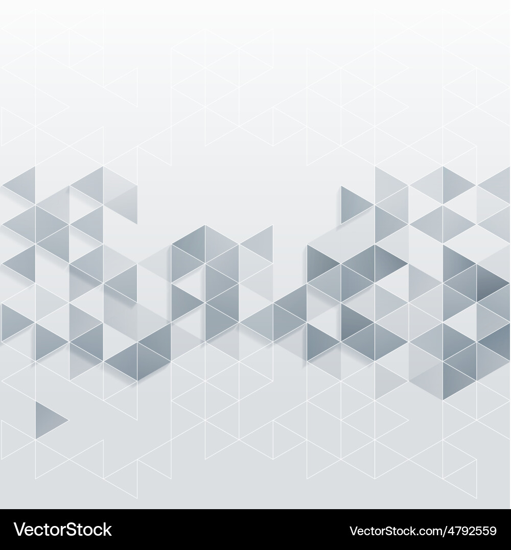 Abstract geometric background with triangle vector image