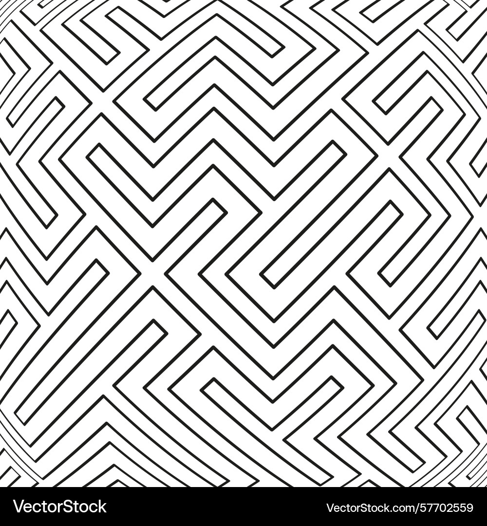 Bulged maze texture convex labyrinth grid Bulged maze texture convex labyrinth grid vector image