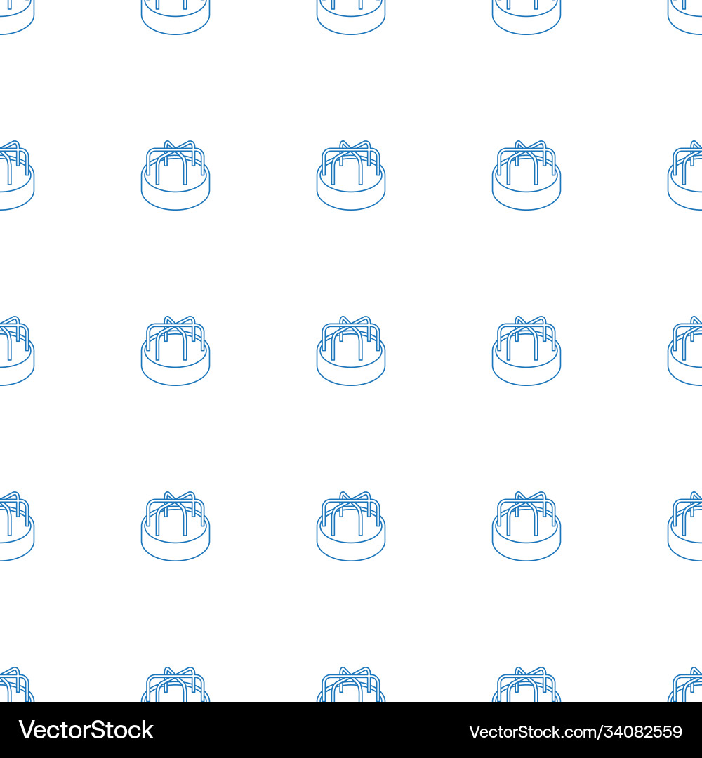 Child playground carousel icon pattern seamless vector image