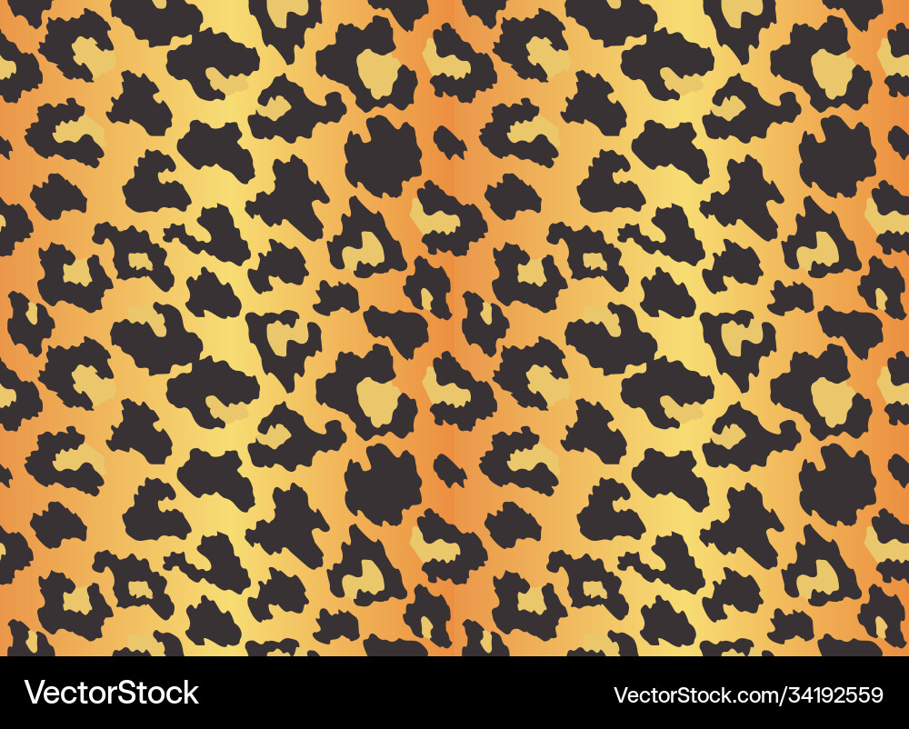 Leopard Skin Texture Pattern Vector Image