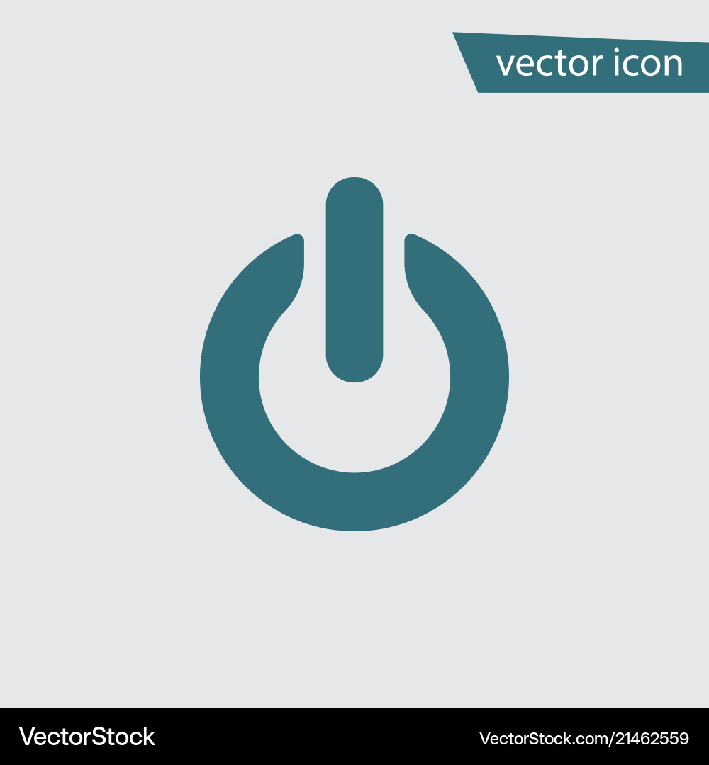 On/Off Toggle Icon vector image