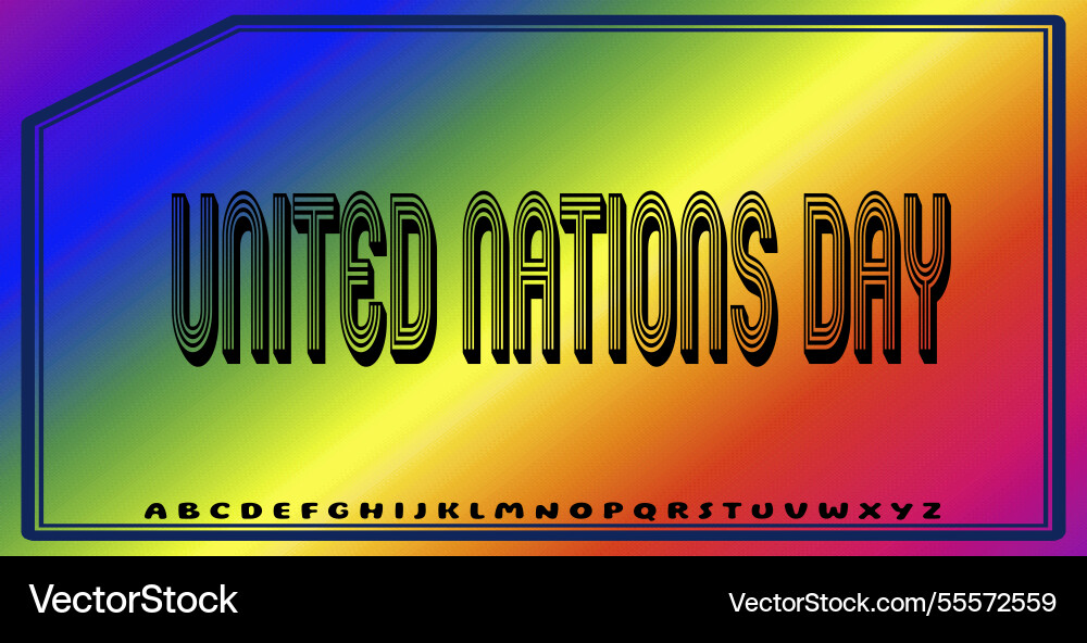 Text effects with editable colors and abstract Vector Image