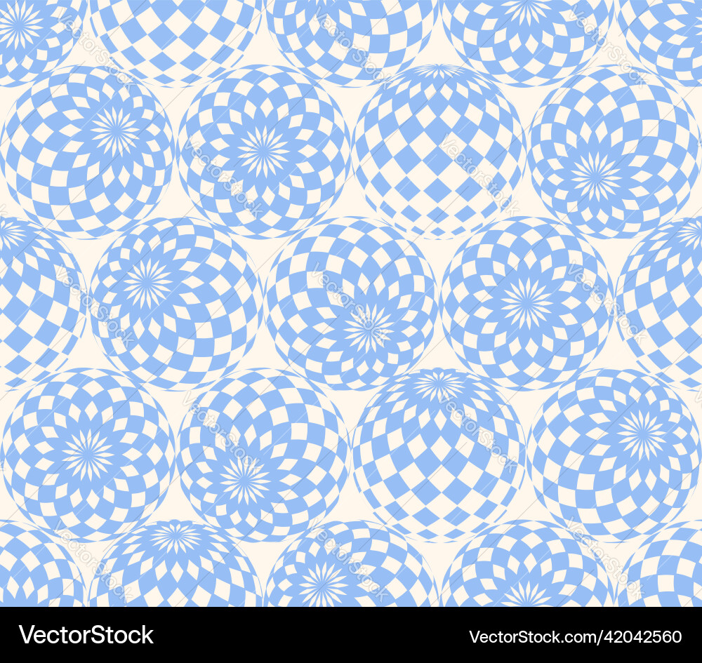 Checkered square patterned ball in different Checkered square patterned ball in different vector image