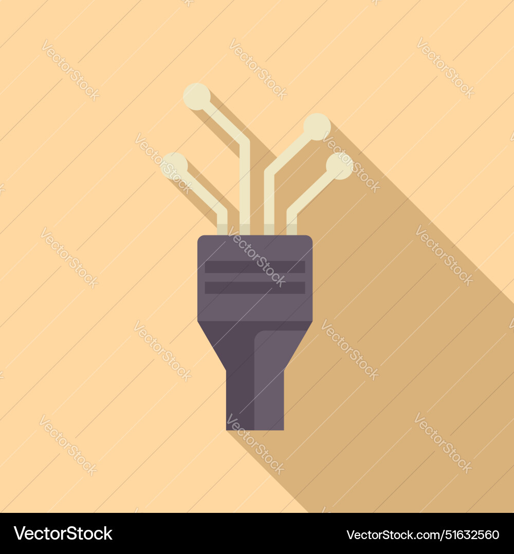 Electronic microchip connecting with wires Electronic microchip connecting with wires vector image