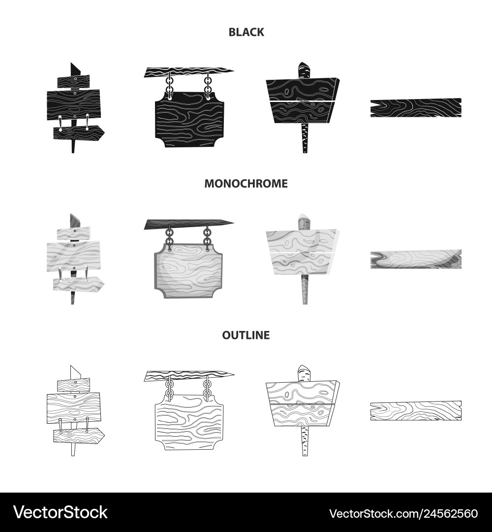 Isolated object of raw and forest symbol set Isolated object of raw and forest symbol set Vector Image