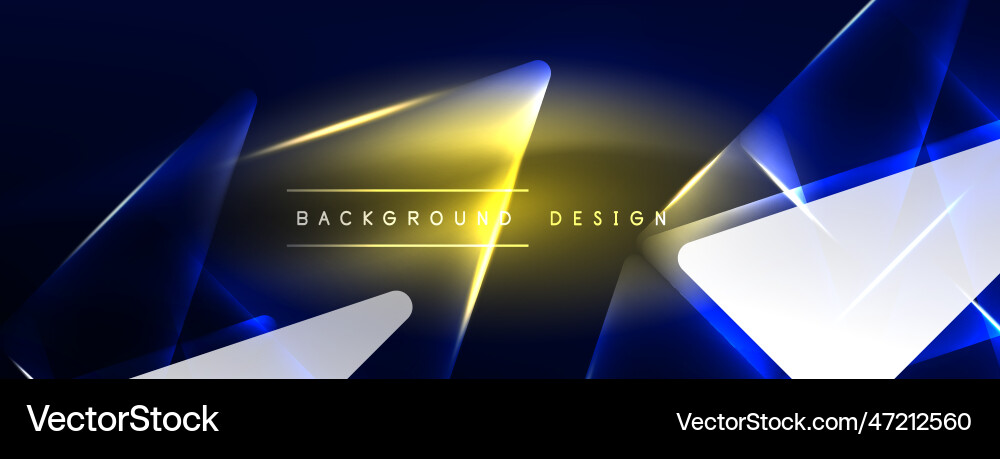 Neon lights hacking geometric background virtual Neon lights hacking geometric background virtual vector image