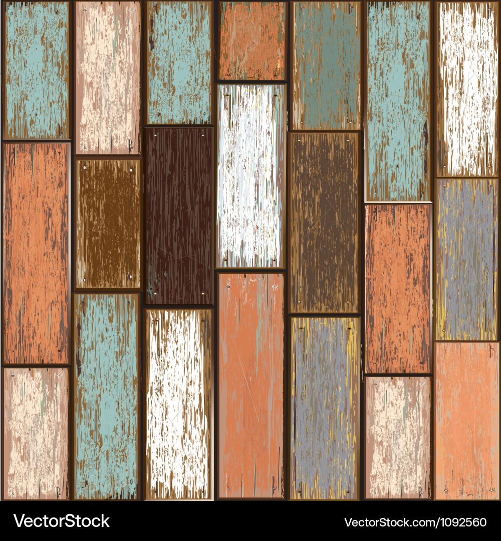 Rustic Wood Texture Background Vector Image