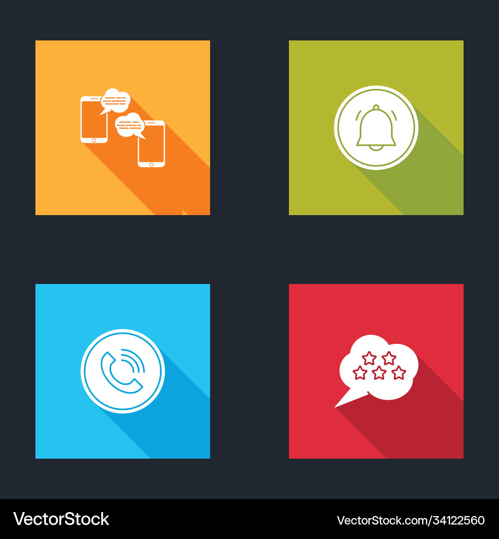 Set chat messages on mobile button Set chat messages on mobile button vector image
