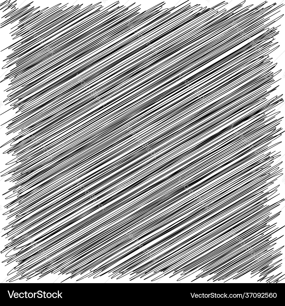 Square with sketchy scribble doodle effect texture vector image