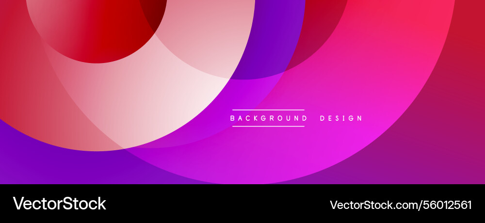 Abstract composition with layered circular Abstract composition with layered circular Vector Image
