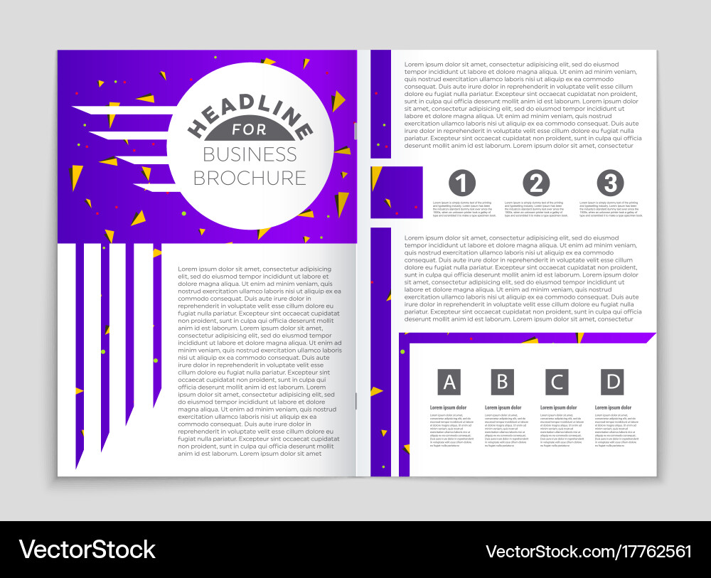 Abstract layout background set for art vector image