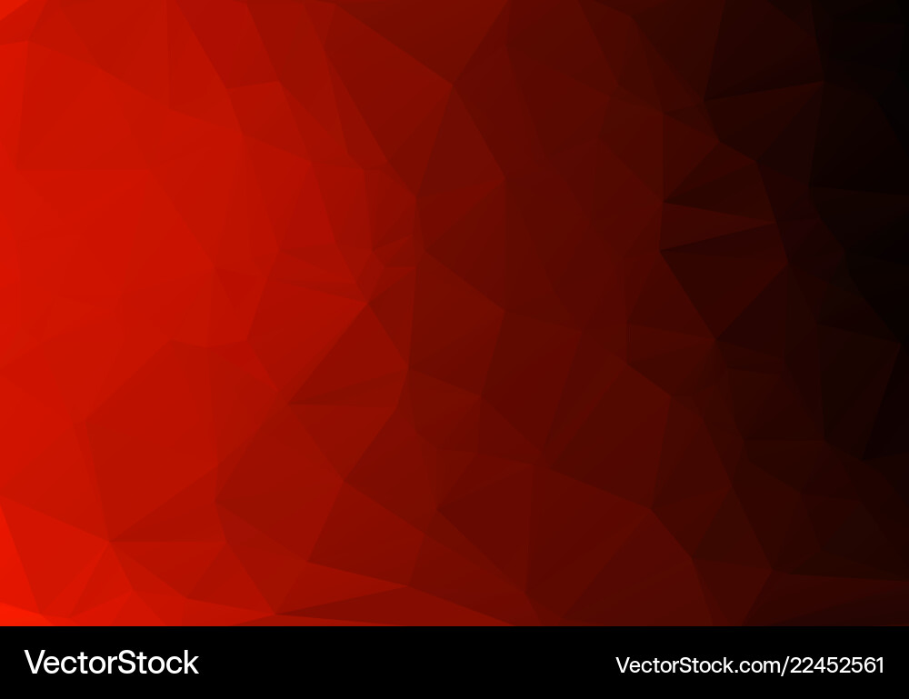 Background made of red triangles square Background made of red triangles square vector image