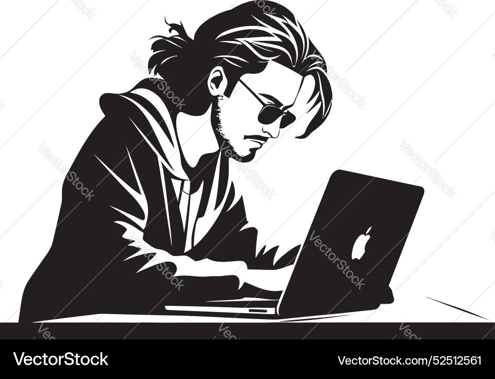 Code maverick pioneering digital frontiers pixel Vector Image