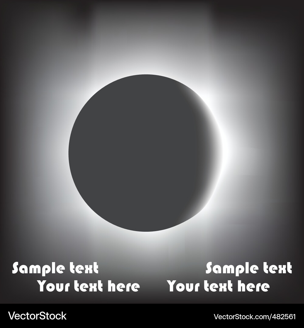 Eclipse background Vector Image