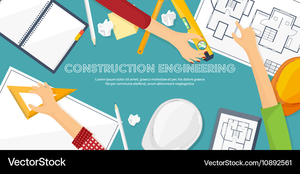 Engineering and architecture Vector Image
