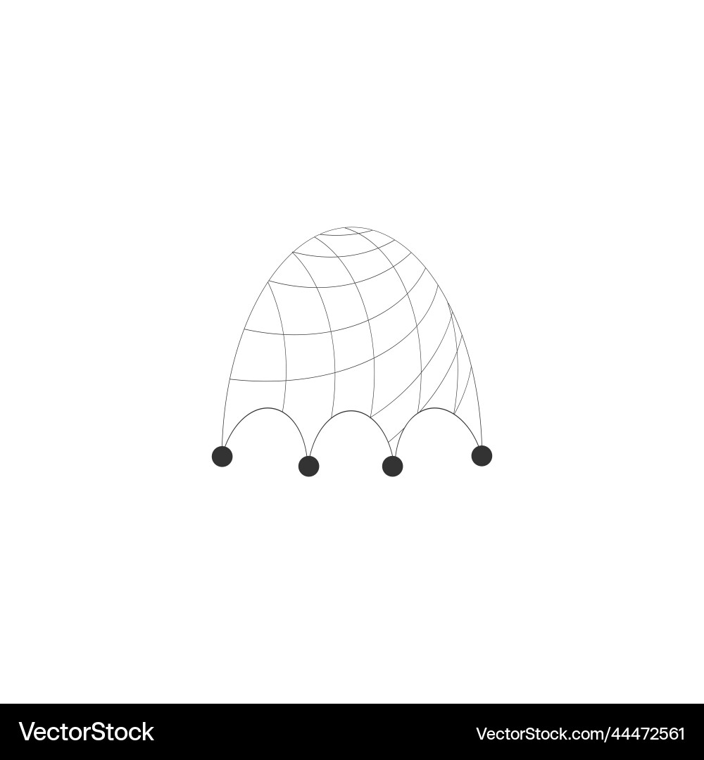 Fish net icon Fish net icon Vector Image