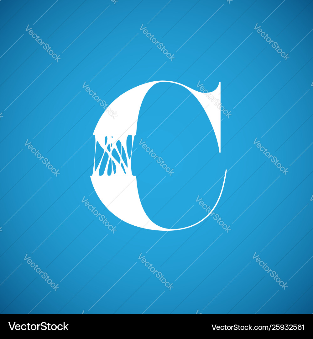 Flexy character from a typeset Flexy character from a typeset vector image