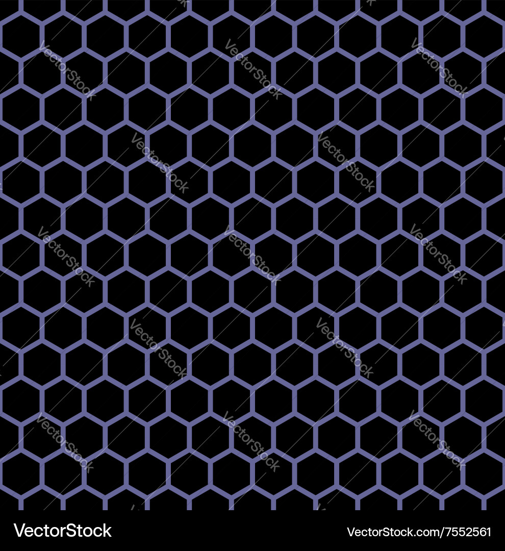 Honeycomb Pattern Texture Vector Image