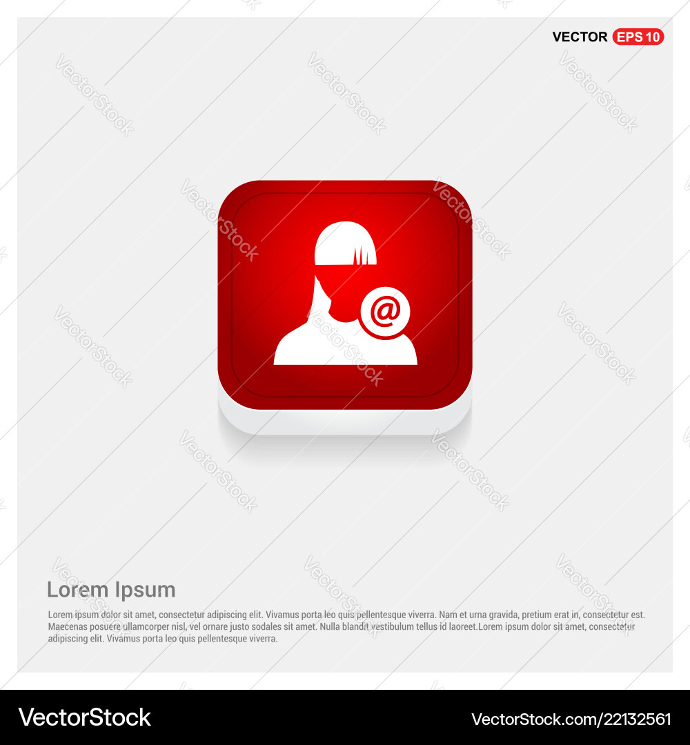Protected user icon Vector Image