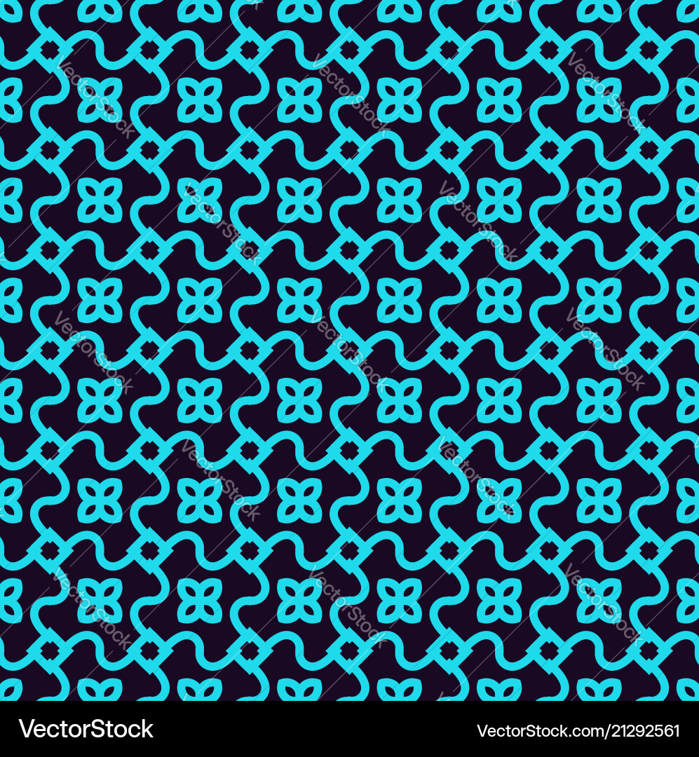 Seamless pattern ornament of lines and curls Seamless pattern ornament of lines and curls vector image