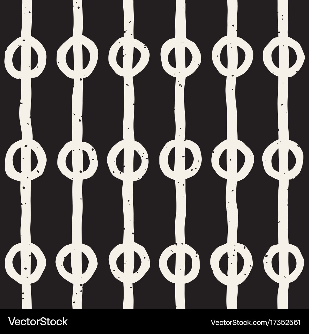 Seamless pattern with hand drawn lines abstract vector image