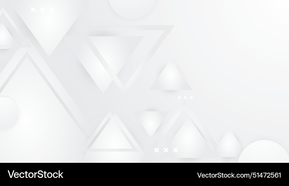White abstract background with shapes White abstract background with shapes Vector Image