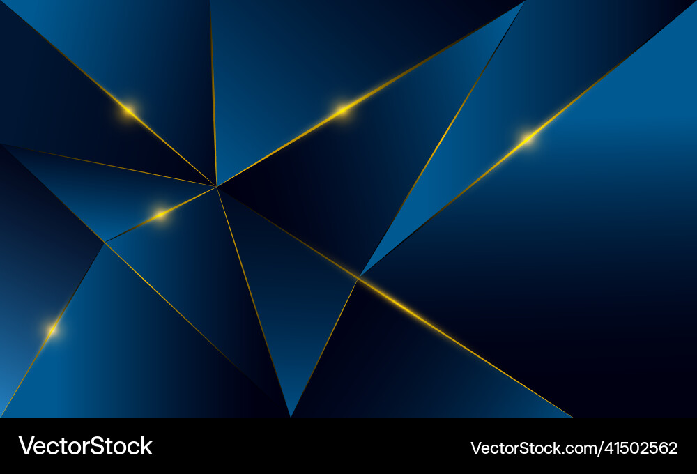 Abstract blue polygon triangles shape pattern back Abstract blue polygon triangles shape pattern back Vector Image