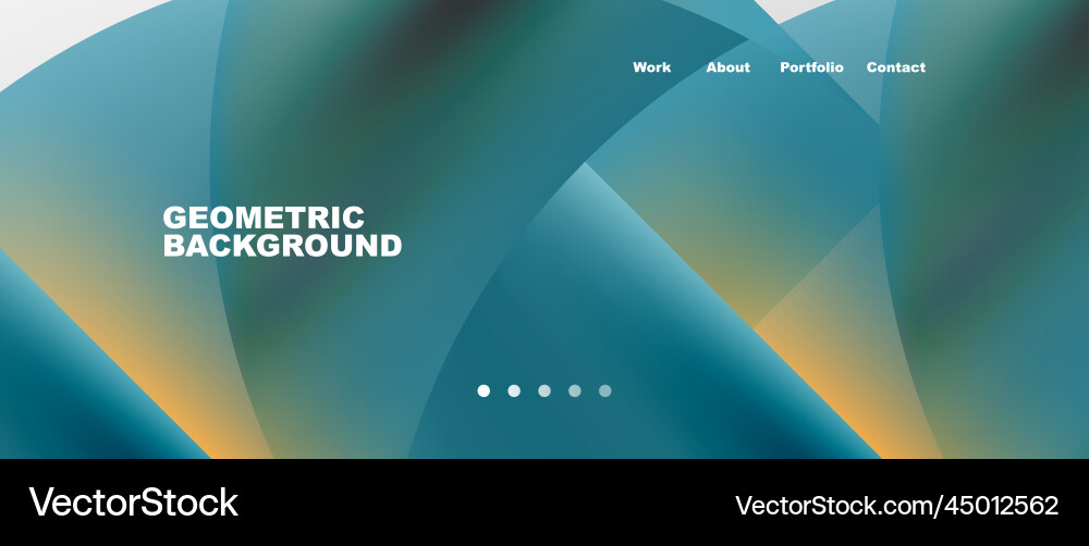 Abstract Circles & Gradient Background vector image
