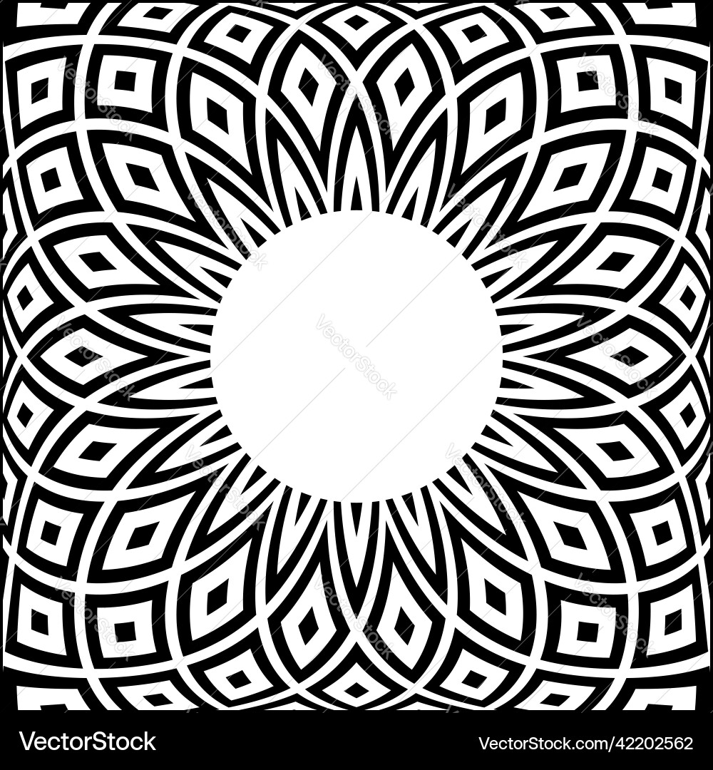 Abstract geometric pattern vector image