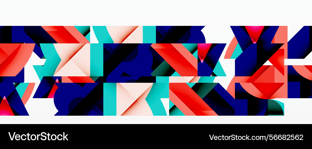 Abstract geometric shapes overlap creating Abstract geometric shapes overlap creating vector image