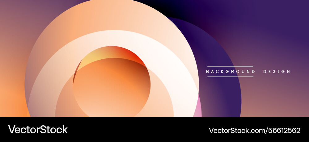 Abstract gradient layers create dynamic circular Abstract gradient layers create dynamic circular Vector Image