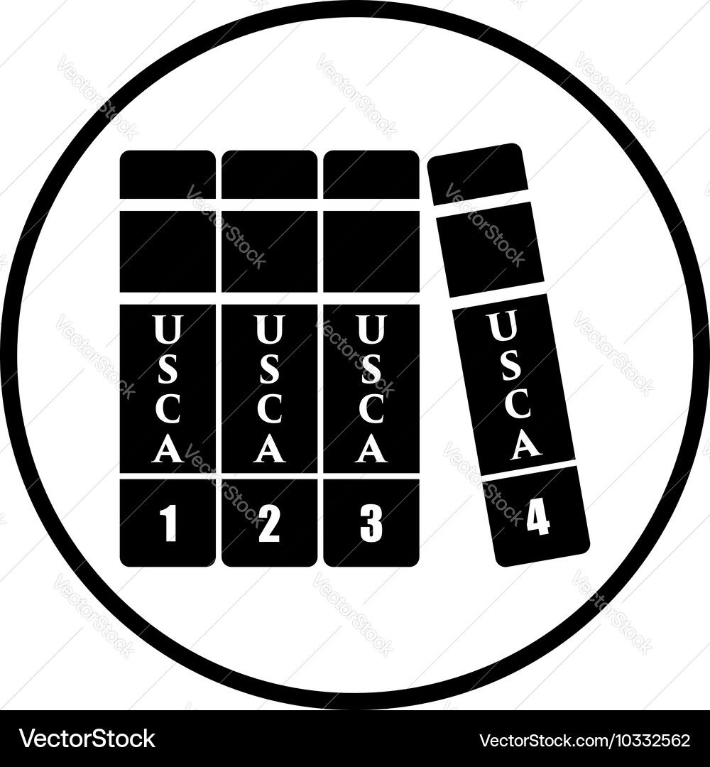 Code of laws icon Vector Image