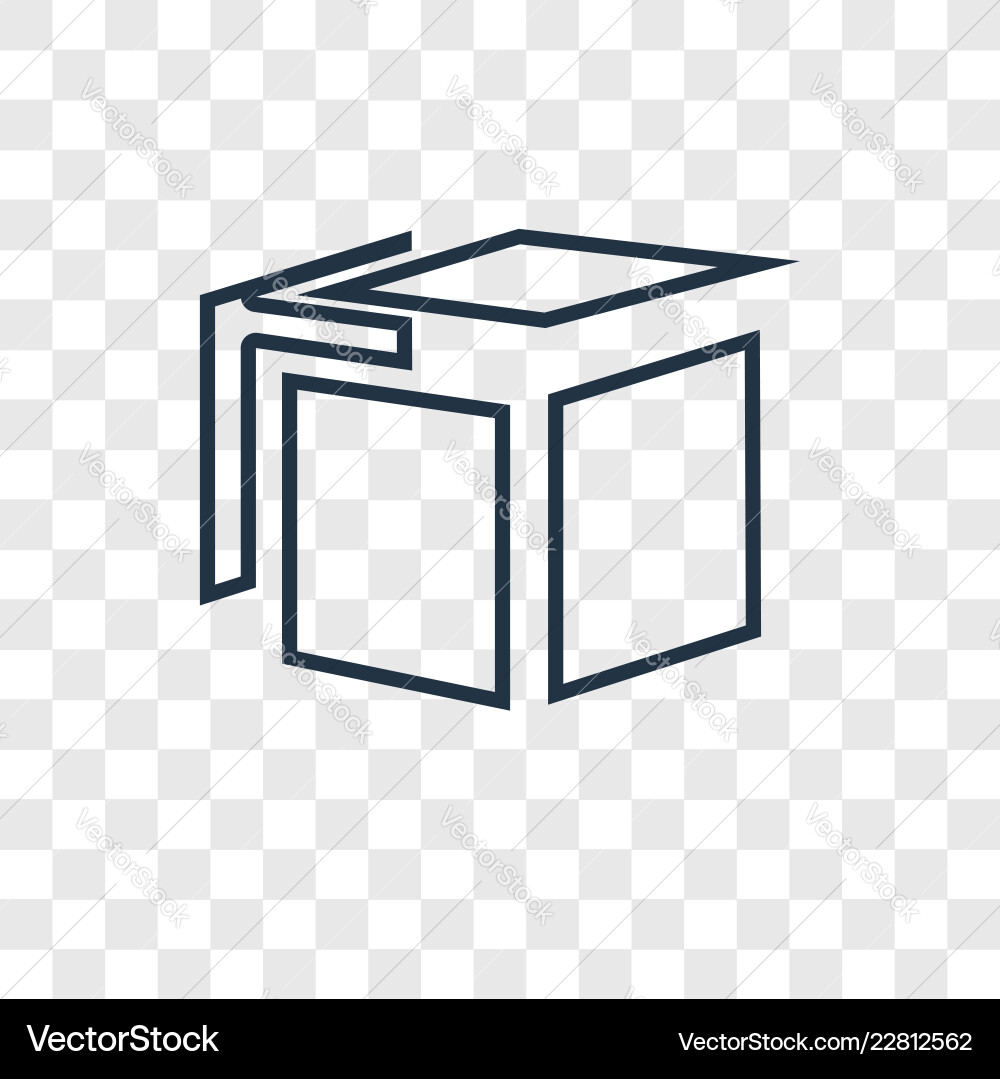 Explode concept linear icon isolated Explode concept linear icon isolated vector image