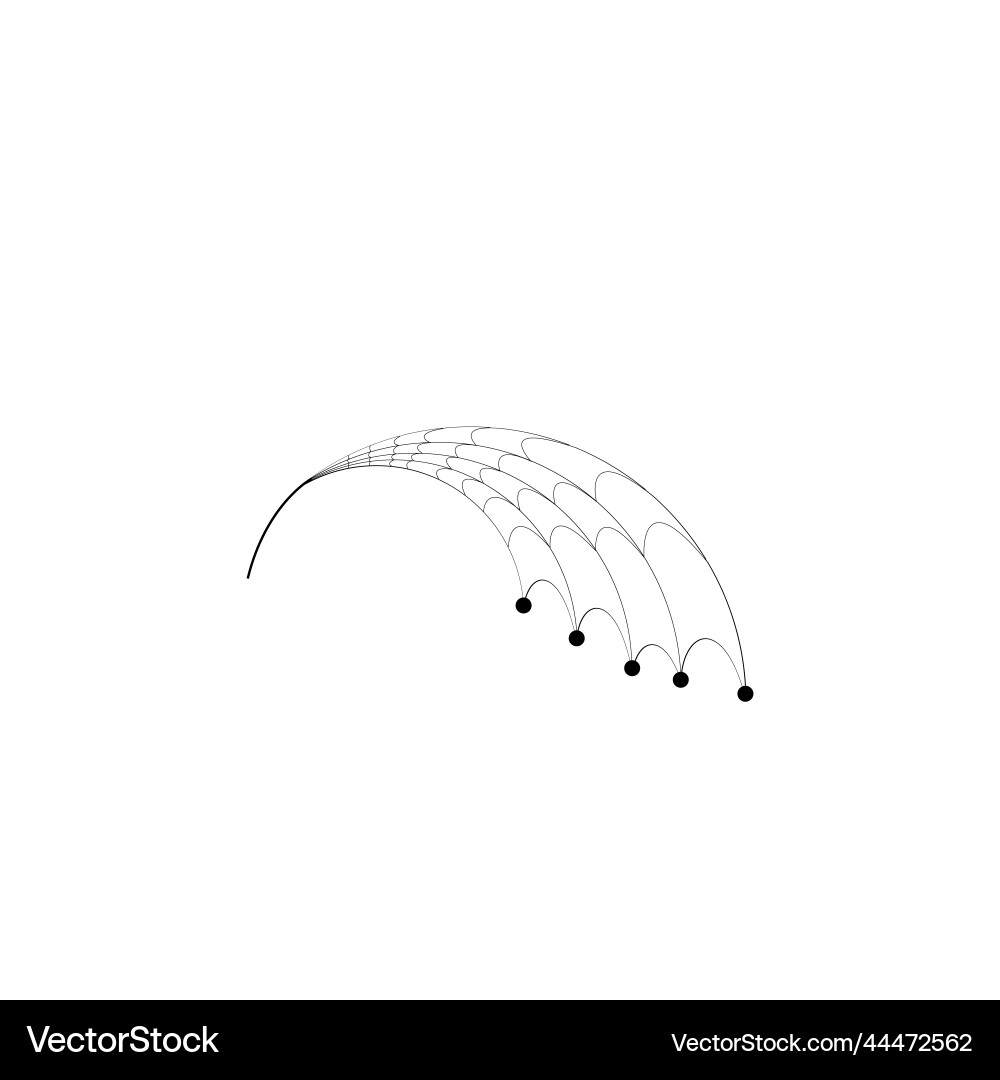 Fish net icon Vector Image