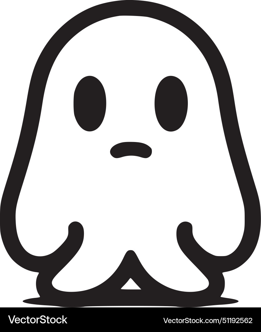 Ghost - hochwertiges Logo ideal für T-Shirt Ghost - hochwertiges Logo ideal für T-Shirt vektorbild