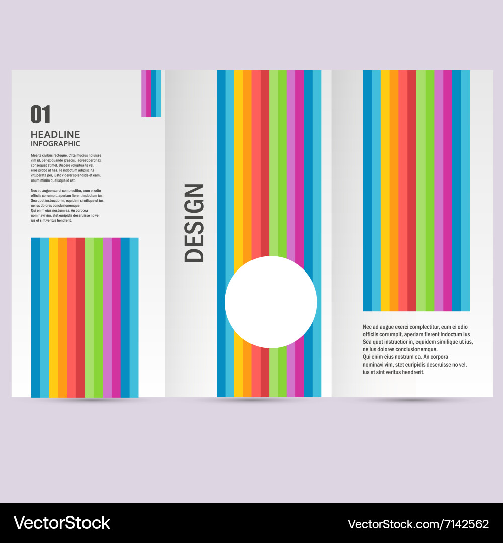 Pattern line abstract design in a4 modern vector image