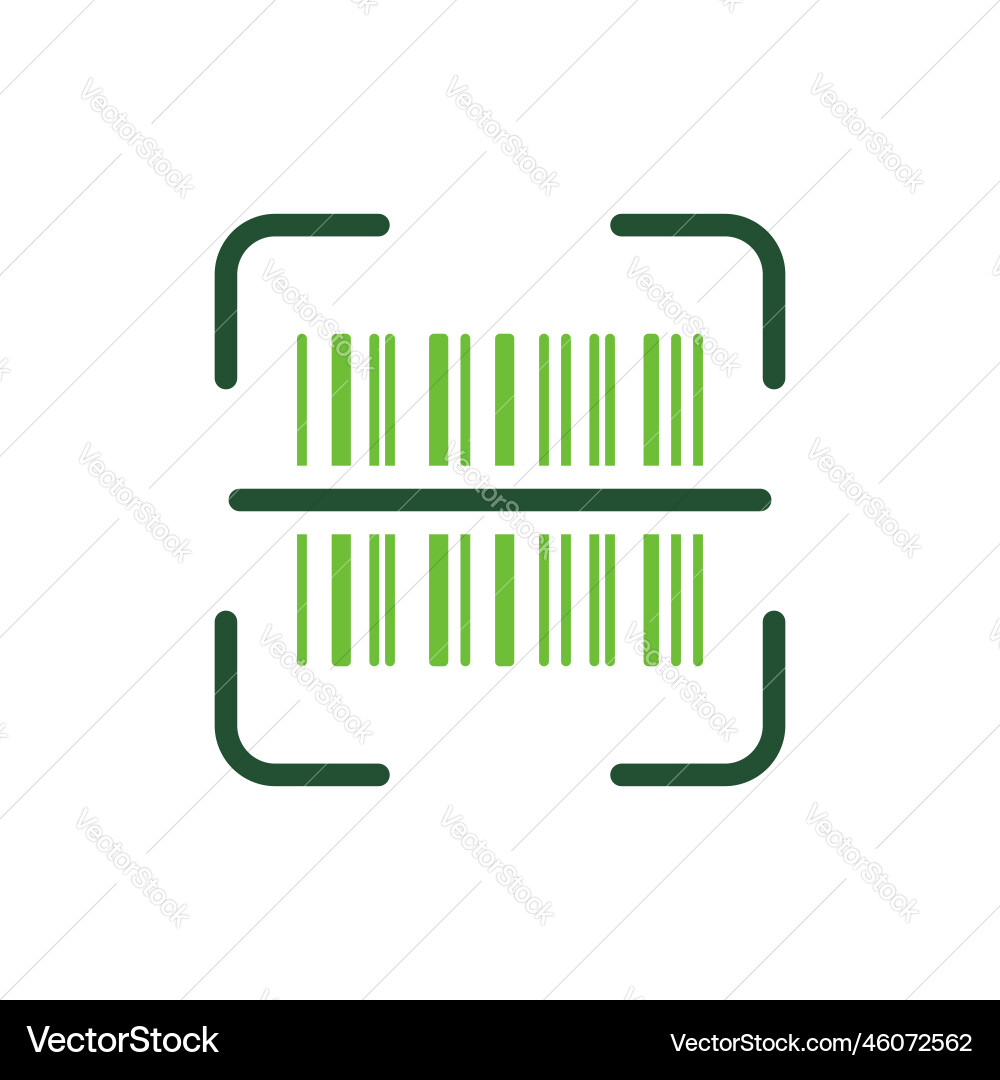 Scannen von Barcode-Labelzeile Symbol Barcode Tag Scanner Scannen von Barcode-Labelzeile Symbol Barcode Tag Scanner vektorbild