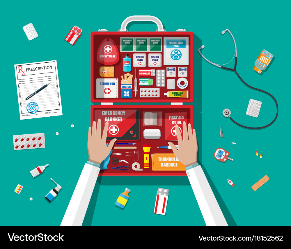 Workflow of physicians vector image